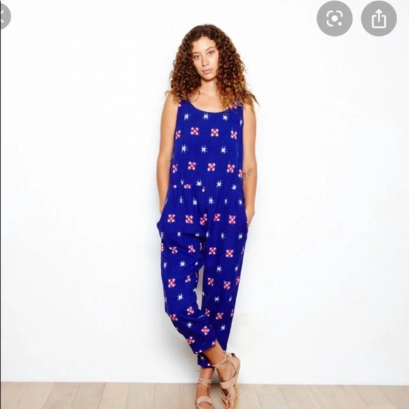 Anthropologie The Odells ikat jumpsuit Medium - Picture 2 of 8